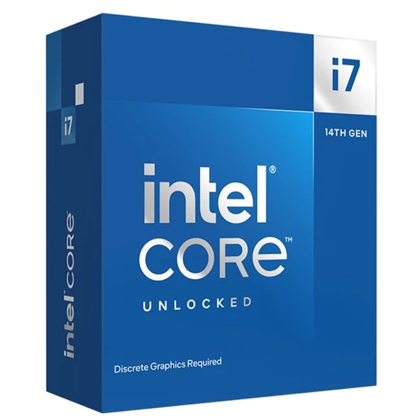 Intel Core i7-14700KF 3.4 GHz LGA1700 33 MB Cache 125 W İşlemci BOX ürün görseli 1
