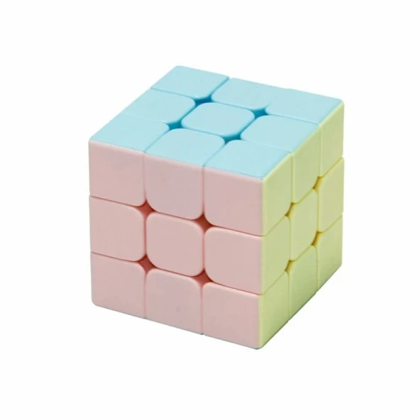 PASTEL 3X3 ZEKA KÜPÜ 3X3 SABIR KÜPÜ 3X3 RUBİKS CUBE AKIL OYUNLARI EĞİTİCİ OYUNCAK ZEKA KÜPÜ ürün görseli 1