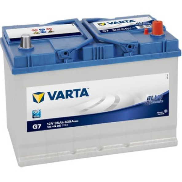 Varta Blue Dynamic G7 12V 95Ah 830 CCA Akü ÜRETİM  2026 ürün görseli 1