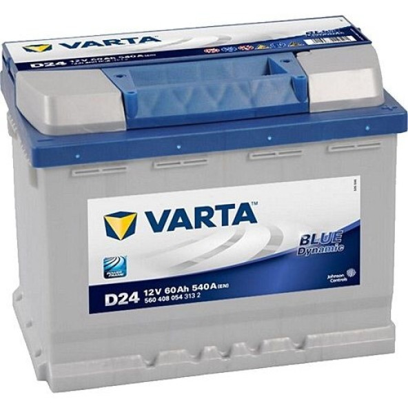 D24 Blue Dynamic 12 V 60 Ah 540A EN  VARTA AKÜ  Ü.T KASIM 2025 ürün görseli 1