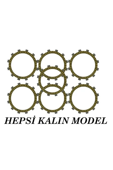 Cf Moto Nk 250 Uyumlu Debriyaj Balata Seti 7 Li Kevlar Isıya Dayanıklı Thailand Malı  ARASMOTO ürün görseli 1