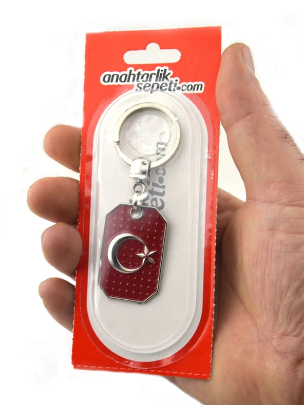 Ay Yıldız Künye Anahtarlık - Resim 5