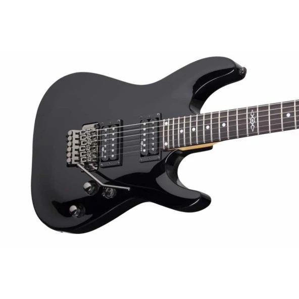 Schecter SGR C-1 FR Elektro Gitar (Gloss Black) - Resim 2