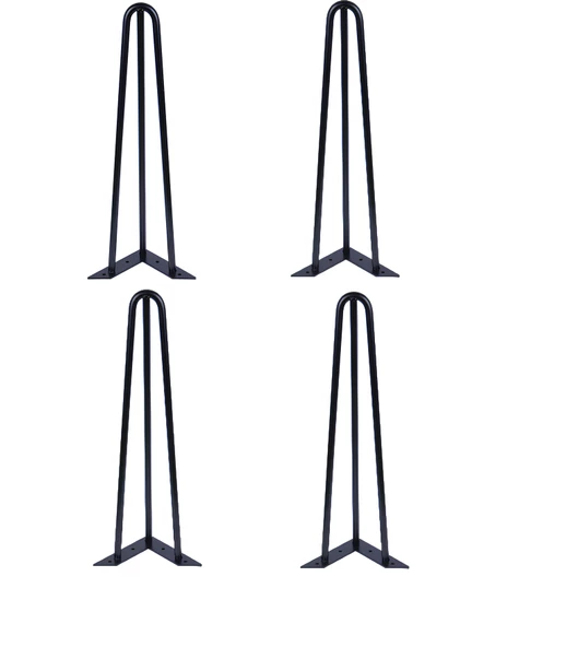 Side Metal Ahşap ve Kütük Sehpa Ayağı 40 CM 4 ADET ürün görseli 1