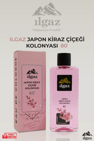 Japon Kiraz Çiçeği Kolonyası 400 ml - Elegance Series 80 Derece Eau De Cologne ürün görseli 1