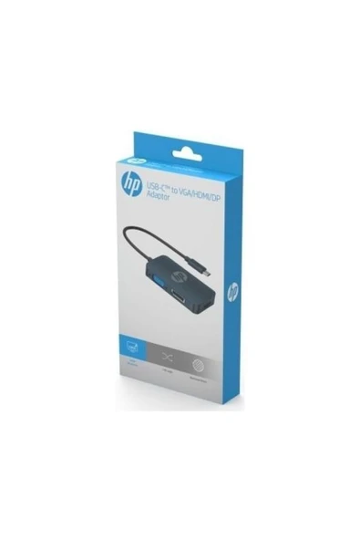 Hp DHC-CT200  USB C To Hdmı+Vga+Dp Dönüştürücü Adaptör ürün görseli 1