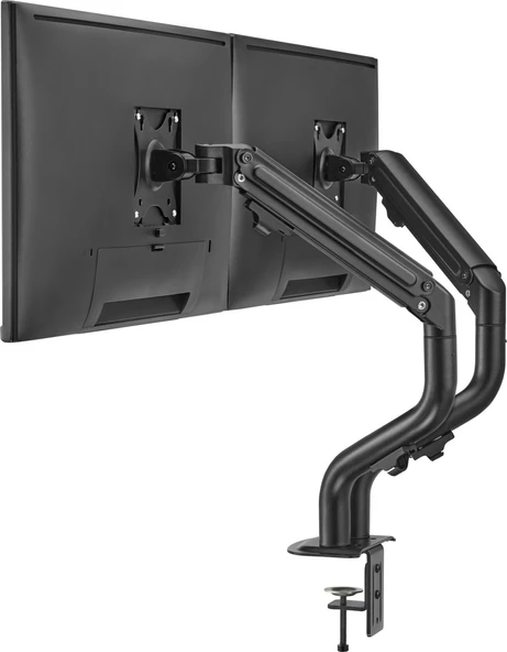 Twisted Minds TM-71-C012 Mekanik Amortisör Düz Ekran 17"- 32" Max 2x 8kg İkili Monitör Kolu ürün görseli 1