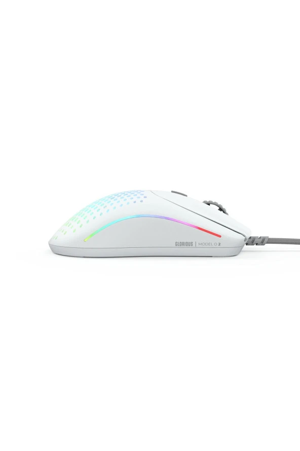 Glorious  Model O2 Kablolu Mouse Beyaz - Resim 2