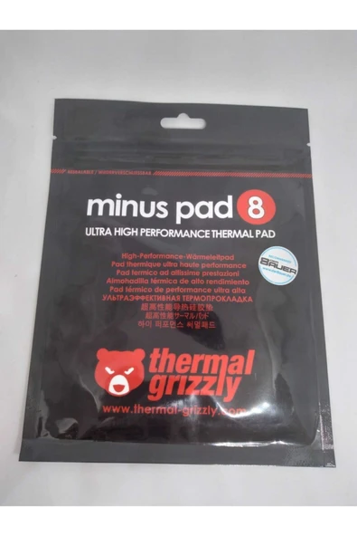 Themal Grizzly Minus Pad 8 - 100x 100x 1.5 mm ürün görseli 1