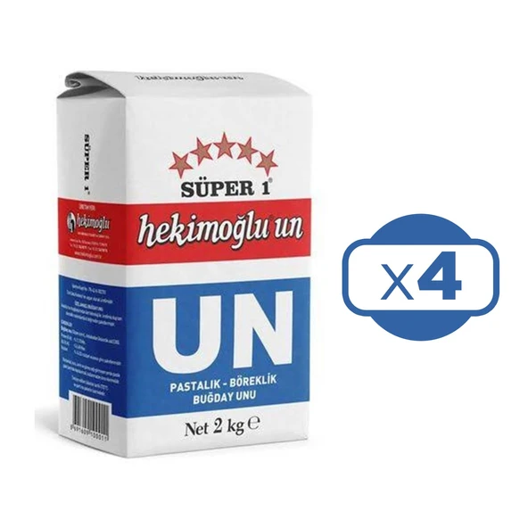 Hekimoğlu Un 2 kg 4 lü - Resim 2