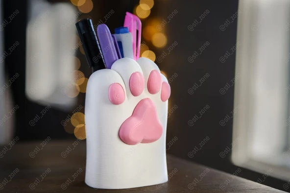 Sevimli Kawaii Kedi Pençesi Kalemlik ürün görseli 1
