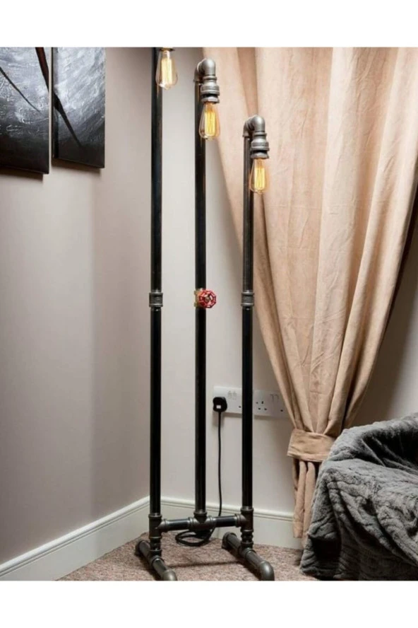 Dekoratif Salona Borudan Aydınlatma Lambader Ürün No:114 ürün görseli 1