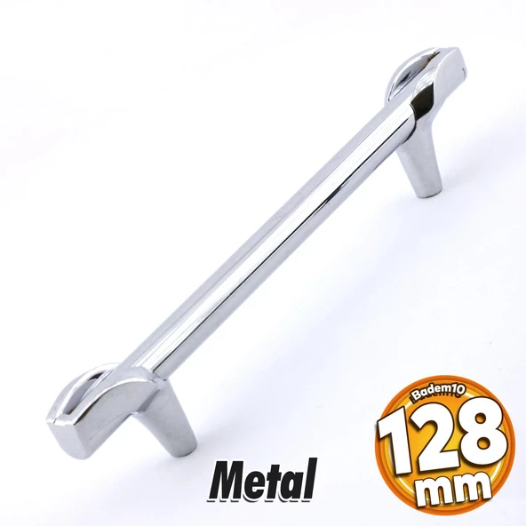 Prade 128 Mm Krom Metal Kulp Mobilya Çekmece Mutfak Kapak Dolap Kulpları Kulbu Dolabı Kulpu ürün görseli 1