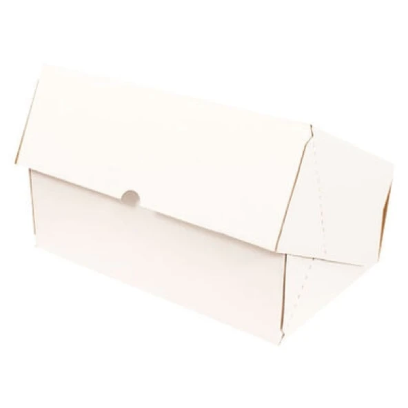 32,5x21,5x11,5cm E-Ticaret Kargo Kutusu - 4 Nokta - Beyaz ürün görseli 1