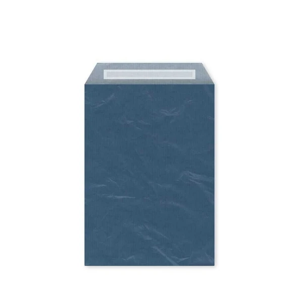 Bantlı Hediye Paketi Kağıt Mavi 20x6x25,5 cm - 25 Adet ürün görseli 1
