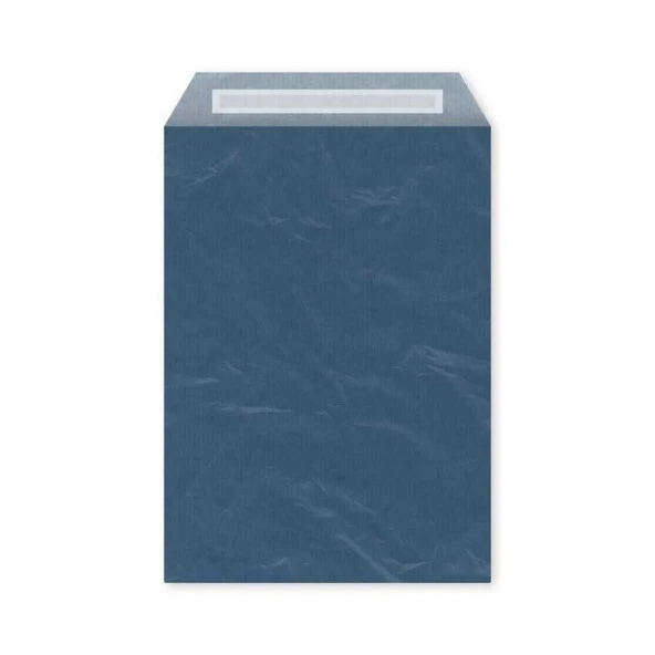 Bantlı Hediye Paketi Kağıt Mavi 30x8x40,5 cm - 25 Adet ürün görseli 1