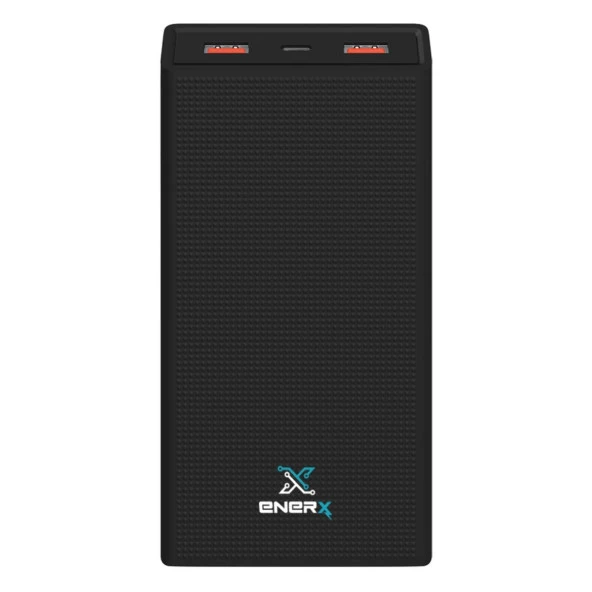 Enerx ENR-P20C 20.000 mAh 2.1A Powerbank Siyah ürün görseli 1