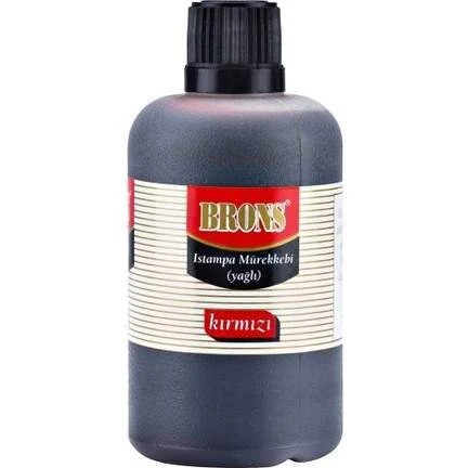 Brons Istampa Mürekkebi 30cc Kırmızı ürün görseli 1