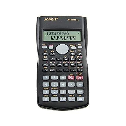 Joınus Fonksiyonlu Hesap Makinesi JS-82MS-A - Siyah ürün görseli 1