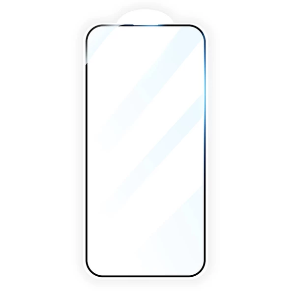 Vendas Apple iPhone 15 Pro Max HD Glossy Zore 3D Rak Screen Protector - Resim 2
