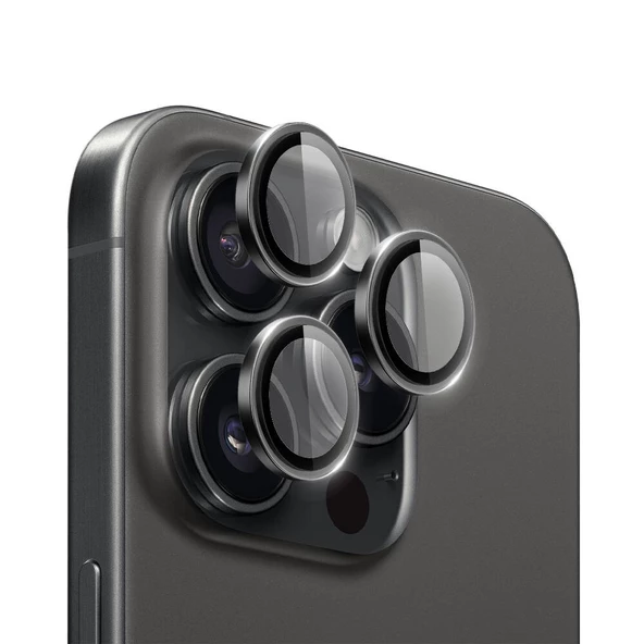 Vendas Apple iPhone 15 Pro Uyumlu Lens Guard Kamera Lens Koruyucu ürün görseli 1