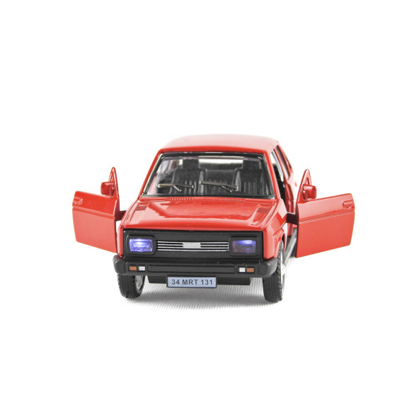 Metal Hacı Murat 131 Işıklı Sesli Çek Bırak Kırmızı 12 Cm ürün görseli 1