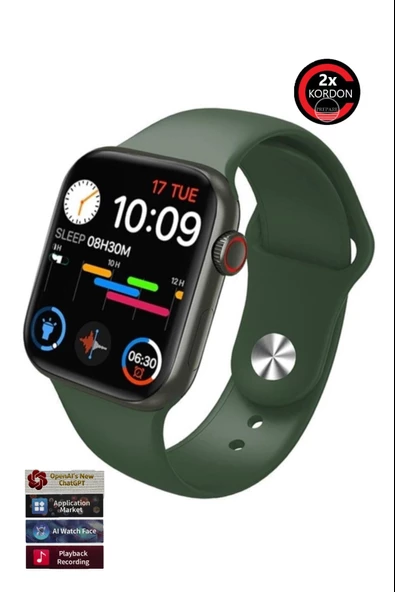 Watch 9 Pro Plus Multi Uyumlu Titanyum Vidalı Kasa Pusulalı 45mm Kilitli Çift Kordonlu Akıllı Saat ürün görseli 1