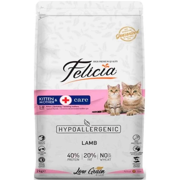 FELİCİA YAVRU KUZU ETLİ  KEDİ MAMASI 12 kg ürün görseli 1