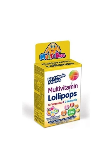 Multiball Multivitamin Lollipops 7'li ürün görseli 1