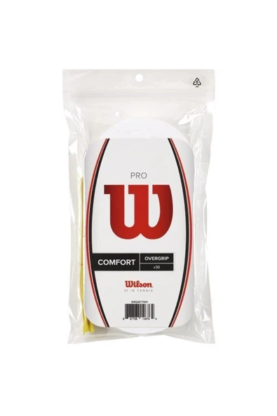 Wilson Pro Comfort 30'lu Tenis Gribi Beyaz WRZ4017WH ürün görseli 1