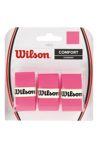 Wilson Pro Comfort 3'lü Pembe Tenis Gribi WRZ4014PK ürün görseli 1