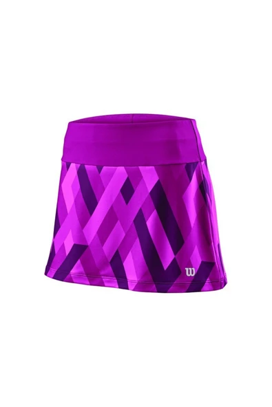 Wilson UWII Print 12.5 Mor Kadın Tenis Eteği WRA769302 ürün görseli 1