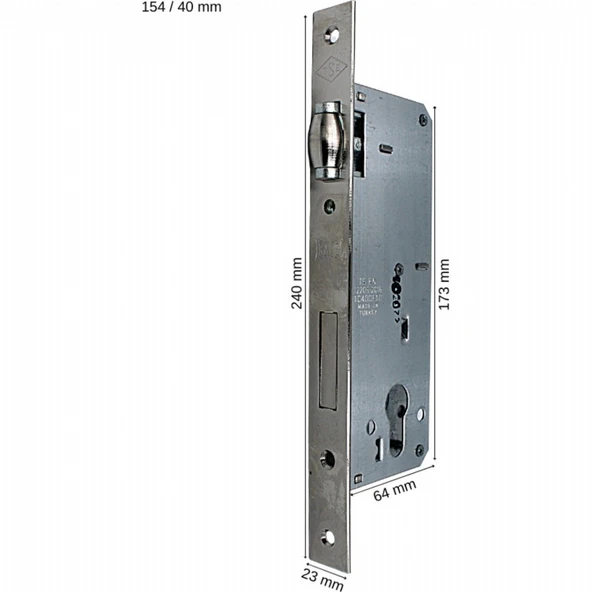 Kale 154 40 mm Makaralı ( ürün barelsiz silindirsizdir) ürün görseli 1
