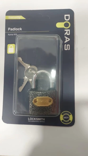 Doras 32 Mm Gri Döküm Asma Kilit ürün görseli 1