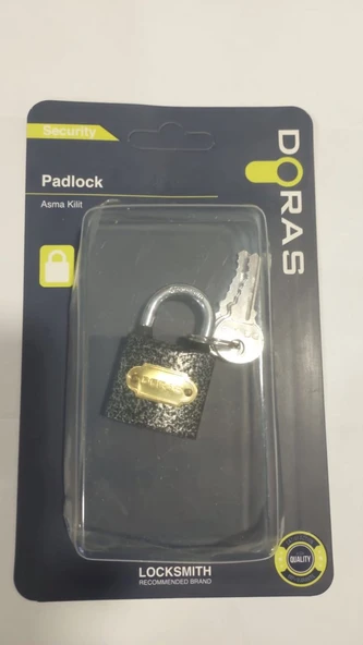 Doras 38 Mm Gri Döküm Asma Kilit 2 Adet ürün görseli 1