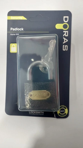 Doras 50 Mm Gri Döküm Asma Kilit ürün görseli 1