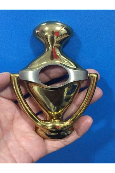 Saten Albifirin Pirinç Büyük Delikli Kapı Taktaktağı ürün görseli 1