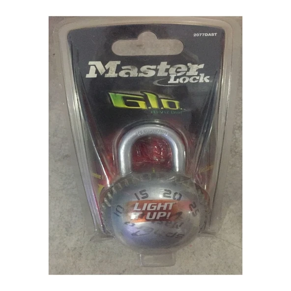 MasterLock 2077 Fast Şifreli Işıklı Asma Kilit - Resim 3