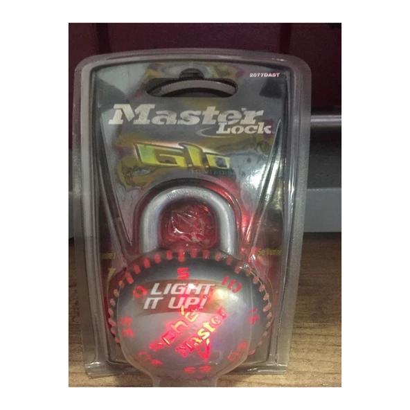 MasterLock 2077 Fast Şifreli Işıklı Asma Kilit - Resim 2