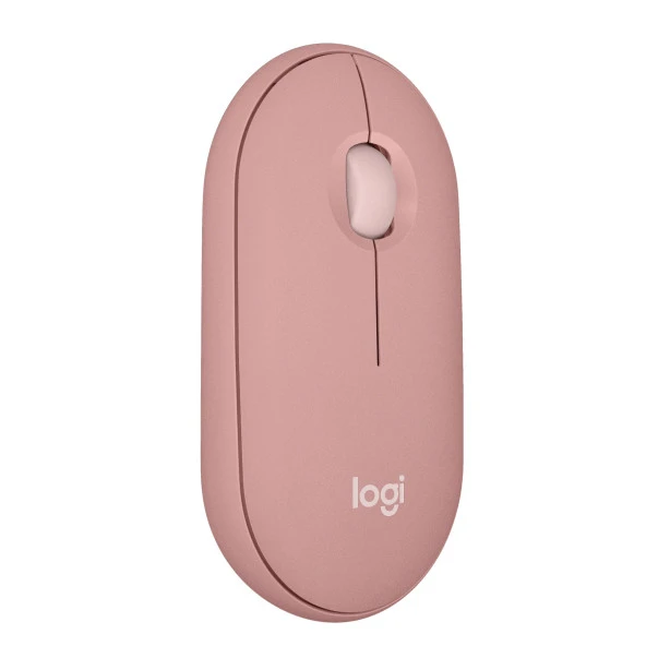 Logitech M350s Pebble 2 Bluetooth Kablosuz Sessiz Kompakt Mouse - Pembe ürün görseli 1