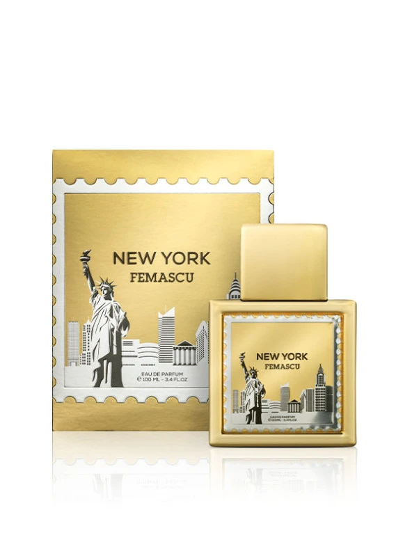 Femascu 6538 New york 100 ML Edp Kadın Erkek Parfümü 8681124665386 ürün görseli 1