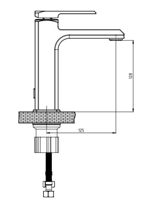 GPD Quadro Lavabo Bataryası Krom MLB190 - Resim 2