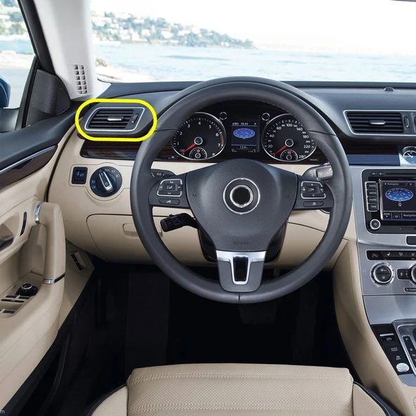 VW Passat CC 2013-2017 Ön Konsol Sol Havalandırma Izgarası 3AB819701A ürün görseli 1