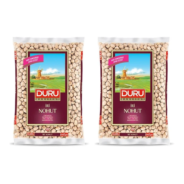 Duru İri Nohut 1000 gr 2 li ürün görseli 1