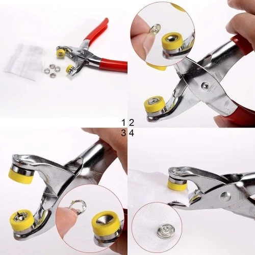 Periboia Metal Çıtçıt Pensesi ve Düğme Seti ürün görseli 1