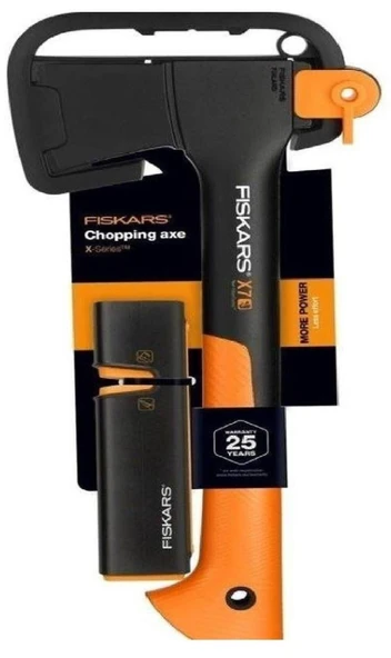Fiskars X7 Parçalama Baltası + Bileme Aparatı Seti ürün görseli 1