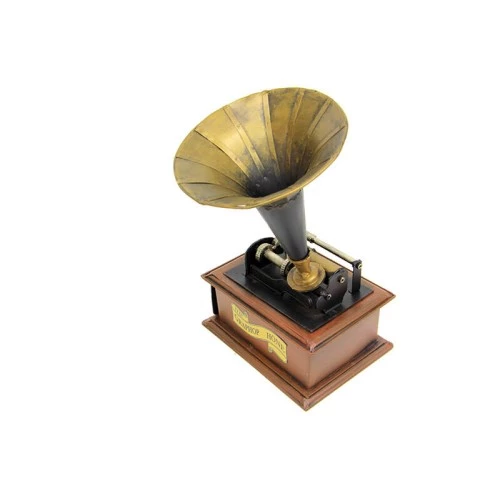Periboia Dekoratif Gramofon Kutu - Resim 4