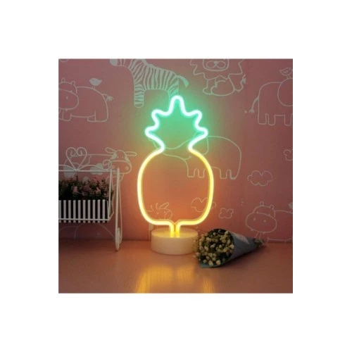 Periboia Ananas Neon Lamba - Resim 2