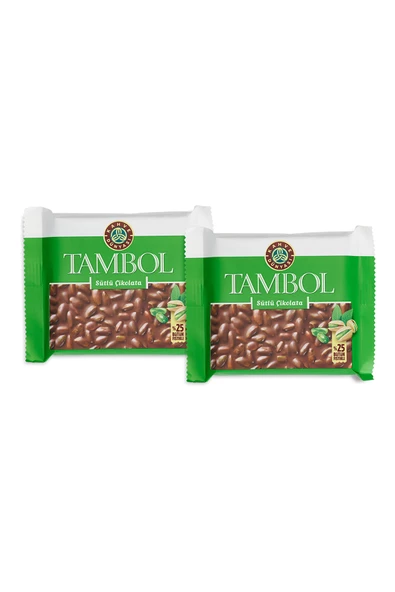 Kahve Dünyası Tambol Antep Fıstıklı Çikolata 77 gr x 2 Adet ürün görseli 1