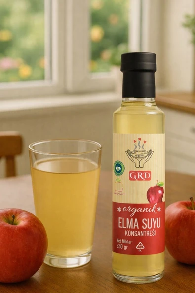 GRD ORGANİK ELMA SUYU KONSANTRESİ (330 gr) ürün görseli 1